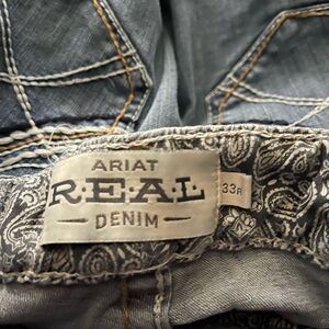 Ariat REAL Denim Jeans with Paisley Lining